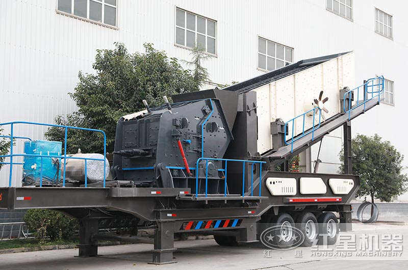 移動式破碎站廠區(qū)實拍圖