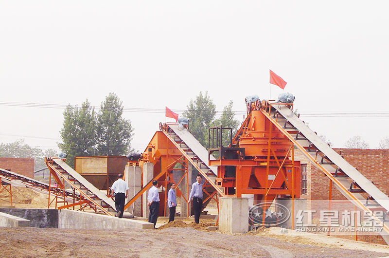 制砂機(jī)生產(chǎn)線現(xiàn)場圖